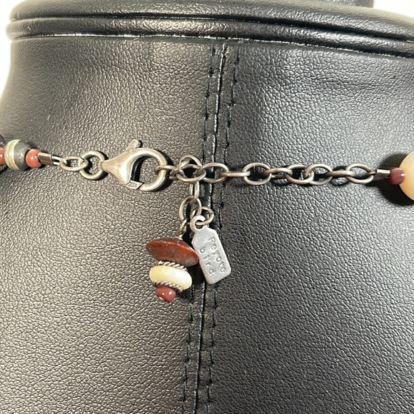 Vintage Navajo, 925 peyote bird necklace. - Picture 5 of 8